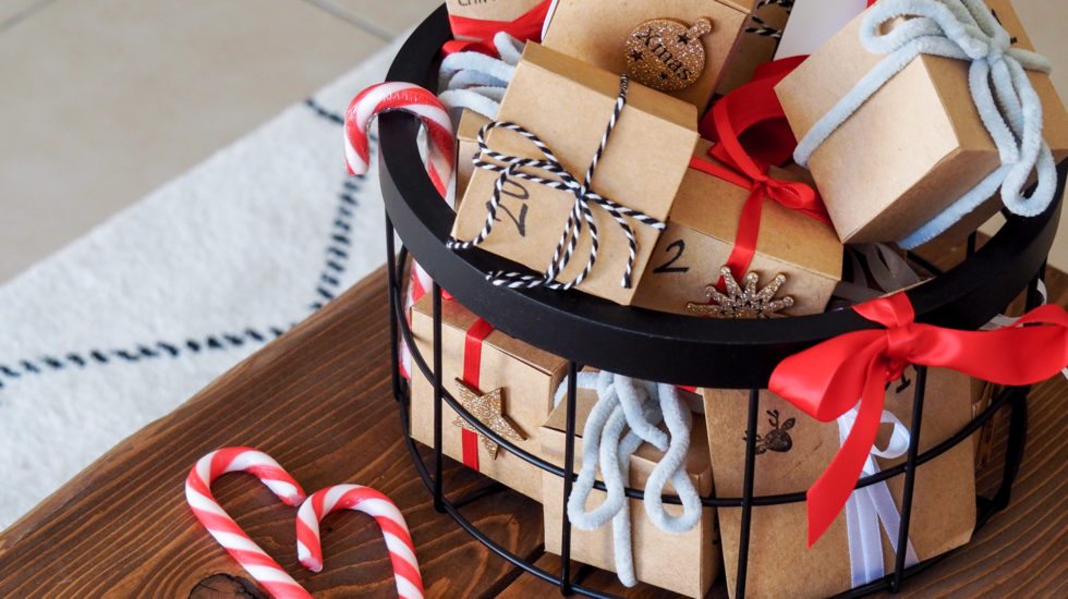 calendrier de l'avent panier