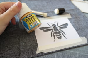 serviette-de-table-insectes-abeille