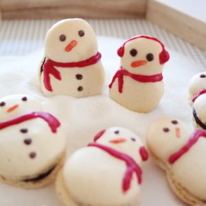 bonhomme-de-neige-macaron