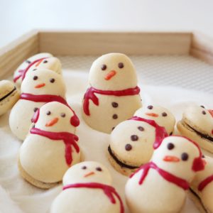 bonhomme-de-neige-macaron