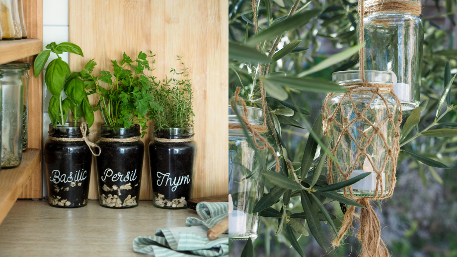 diy pots en verre